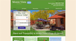 Desktop Screenshot of montevistaresort.com